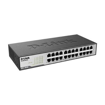 D-Link DES-1024D, Unmanaged 24 Port Ethernet Switch UK