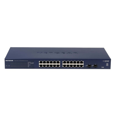 Netgear ProSafe GS724T-400EUS, Managed, Smart 26 Port Ethernet Switch Type C - European Plug