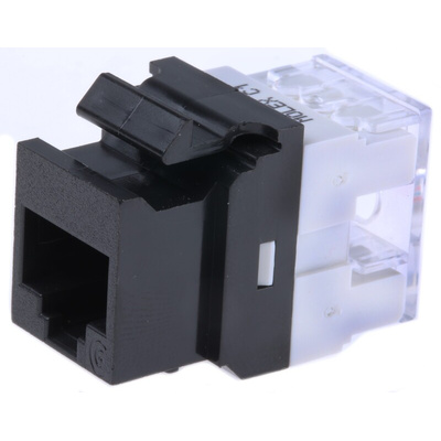 Molex Premise Networks Cat6 RJ45 8 Port Jack, UTP Shielding