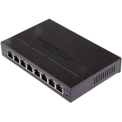 Netgear ProSAFE GS108E, Managed 8 Port Ethernet Switch Type G - British 3-Pin