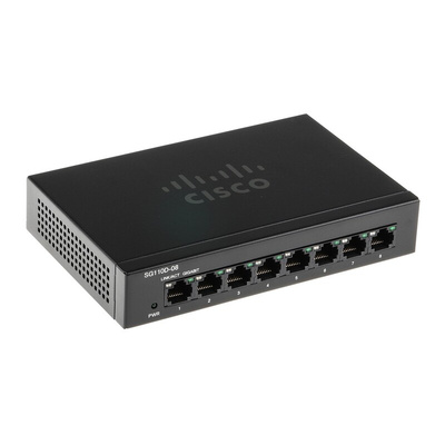 Cisco SG110D-08, Unmanaged 8 Port Gigabit Switch
