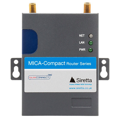 Siretta QUARTZ-COMPACT-11-UMTS(EU) + ACCESSORIES 3G, 1 x Serial, 1 x LAN Ports