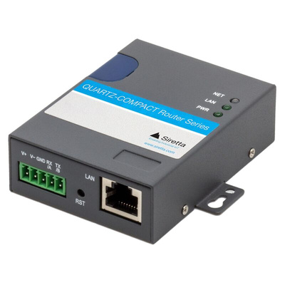 Siretta QUARTZ-COMPACT-11-LTE(EU) + ACCESSORIES 3G, 4G, 1 x LAN, 1 x RS-232, 1 x SIM Ports