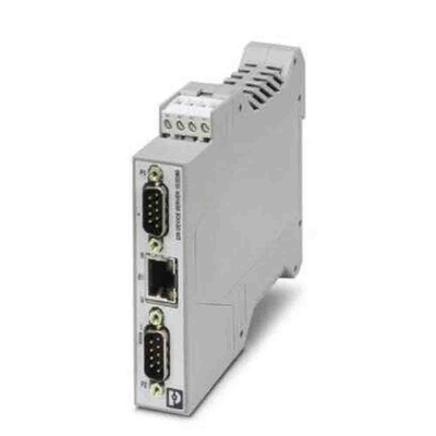 Phoenix Contact Serial Device Server, 1 Ethernet Port, 2 Serial Port, RS232, RS422, RS485 Interface