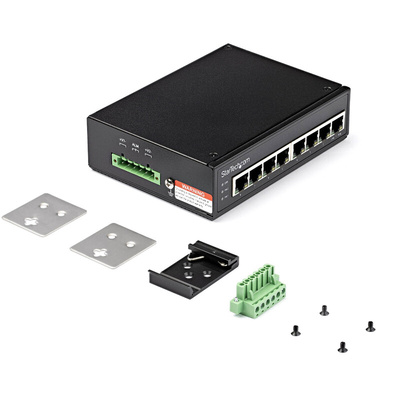 StarTech.com IESC1G80UP, Unmanaged 8 Port Gigabit Switch With PoE