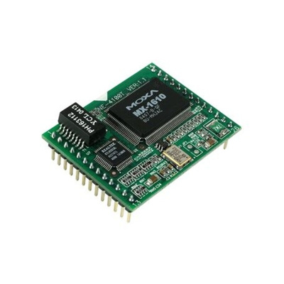 MOXA Device server, 1 Ethernet Port, 2 Serial Port, RS232 Interface, 230.4kbps Baud Rate