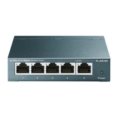TP-Link Unmanaged 5 Port Ethernet Switch Type G - British 3-Pin