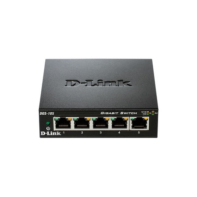 D-Link Unmanaged 5 Port Gigabit Switch EU