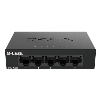 D-Link Unmanaged 5 Port Ethernet Switch, EU