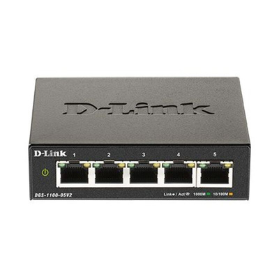 D-Link Managed, Smart 5 Port Smart Switch, EU