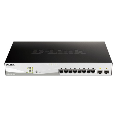 D-Link Wifi, Managed, Smart 10 Port Smart Switch With PoE EU
