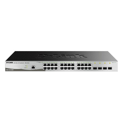 D-Link D-Link 24, Managed Switch 28 Port Ethernet Switch EU