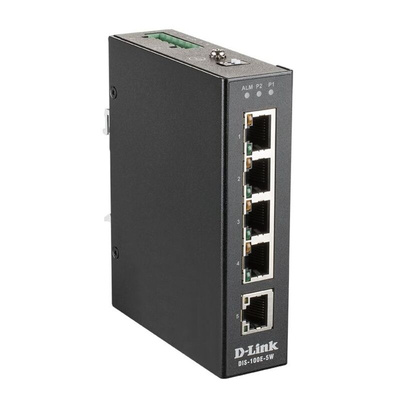 D-Link DIS-100E-5W, Unmanaged 5 Port Ethernet Switch With PoE