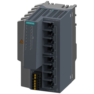 Siemens SCALANCE XCM108, Unmanaged 8 Port Network Switch