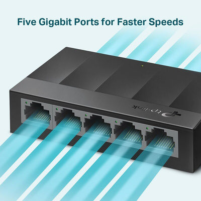 TP-Link LS1005G, Unmanaged 5 Port Ethernet Switch