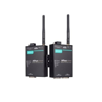 MOXA Device server, 1 Ethernet Port, 1 Serial Port, RS232, RS422, RS485 Interface, 921.6kbps Baud Rate
