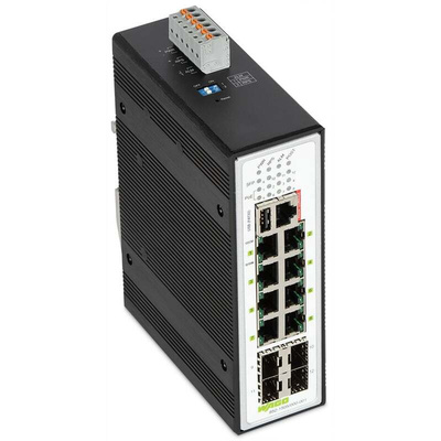 Wago Managed 8 Port Industrial Ethernet Switch RJ-45