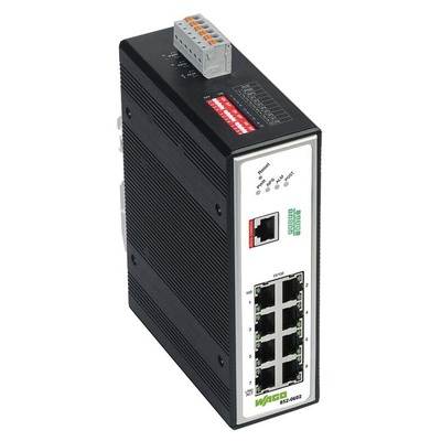 Wago Managed 8 Port Industrial Ethernet Switch RJ-45