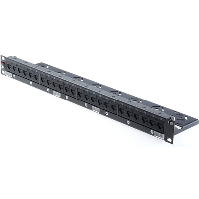 Molex Premise Networks PowerCat Series Cat6 24 Port RJ45 RJ Patch Panel UTP 1U Grey