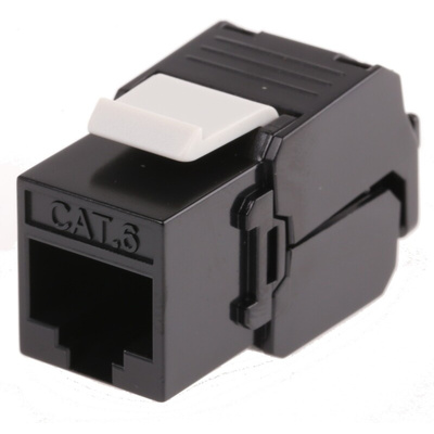 Roline Cat6a RJ45 16 Port Keystone Jack, UTP Shielding