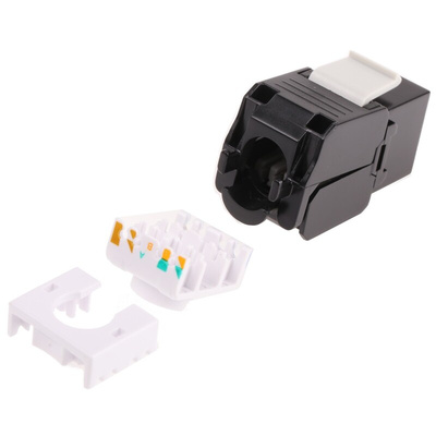 Roline Cat6a RJ45 16 Port Keystone Jack, UTP Shielding