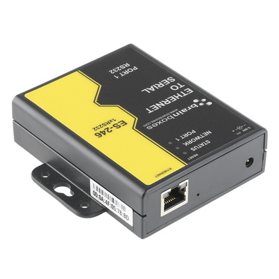 Brainboxes Serial Device Server, 1 Ethernet Port, 1 Serial Port, RS232 Interface, 1Mbit/s Baud Rate