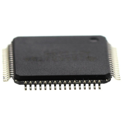ADS1298IPAG, Analogue Front End IC, 8-Channel 24 bit, 32ksps SPI, 64-Pin TQFP