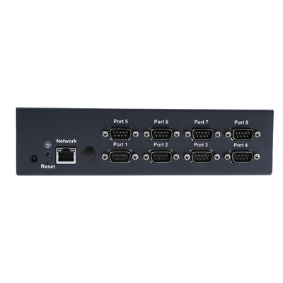 Brainboxes Serial Device Server, 1 Ethernet Port, 8 Serial Port, RS232 Interface, 1Mbit/s Baud Rate