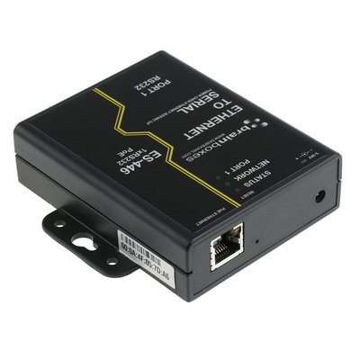 Brainboxes Serial Device Server, 1 Ethernet Port, 1 Serial Port, RS232 Interface, 1Mbit/s Baud Rate