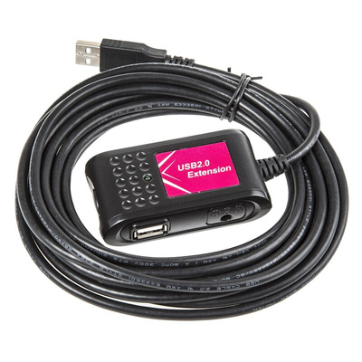 Roline2 Port USB 2.0 USB Extension Cable, up to 5m Extension Distance