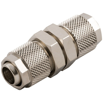 RS PRO Pneumatic Bulkhead Fitting Bulkhead Connector Push In 6 mm to Push In 6 mm