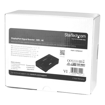 StarTech.com DisplayPort over DP DP Extender 20m, 2560 x 1600 Maximum Resolution