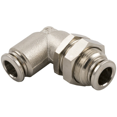 RS PRO Bulkhead Connector, Push In 4 mm, M12 x 1 BSPPx4mm