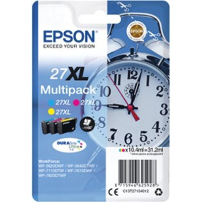 Epson C13T27154012 Cyan, Magenta, Yellow Ink Cartridge