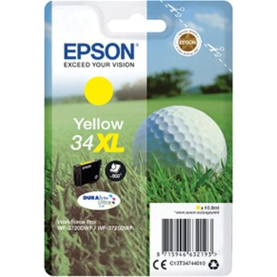 Epson C13T34744010 Yellow Ink Cartridge