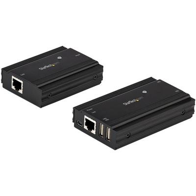 StarTech.com4 Port USB 2.0 CAT 5, CAT 6, CAT 7 Extender, up to 100m Extension Distance
