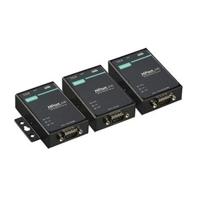 MOXA Serial Device Server, 1 Ethernet Port, 1 Serial Port, 921.6kbps Baud Rate