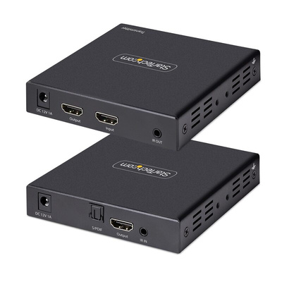 StarTech.com 2 Port HDMI over HDMI Receiver, Transmitter 70m, 3840x2160 Maximum Resolution