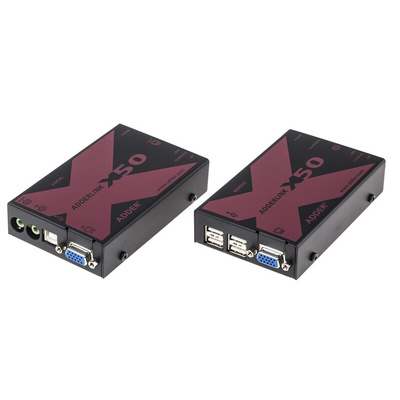 Adder VGA over CATx Extender Pair 50m, 1920 x 1200 Maximum Resolution