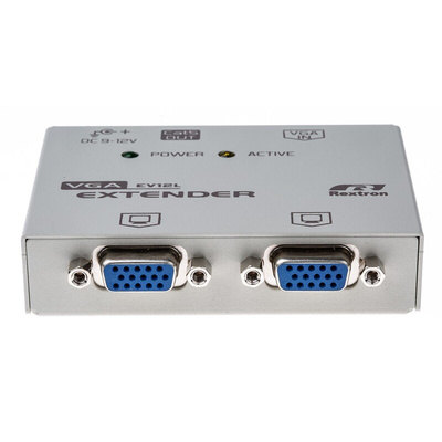 NewLink 2 Port VGA over CATx Extender Pair 150m, 1280 x 800 Maximum Resolution