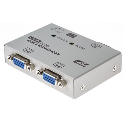 NewLink 2 Port VGA over CATx Extender Pair 150m, 1280 x 800 Maximum Resolution