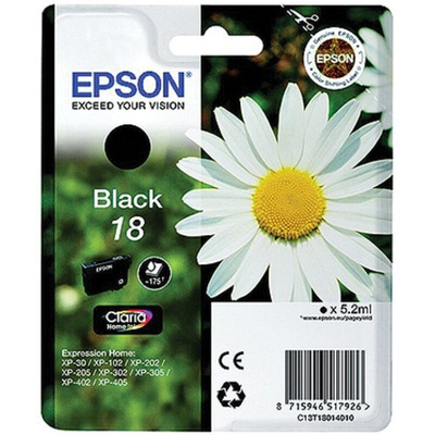 Epson 18 Black Ink Cartridge