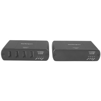 StarTech.com 4 Port USB 2.0 over CATx Extension Cable, up to 100m Extension Distance