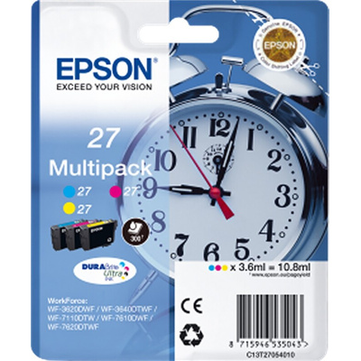 Epson 27 Cyan, Magenta, Yellow Ink Cartridge