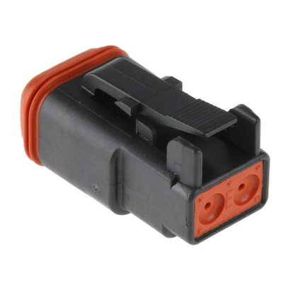 Deutsch, DT Automotive Connector Plug 2 Way, Crimp Termination