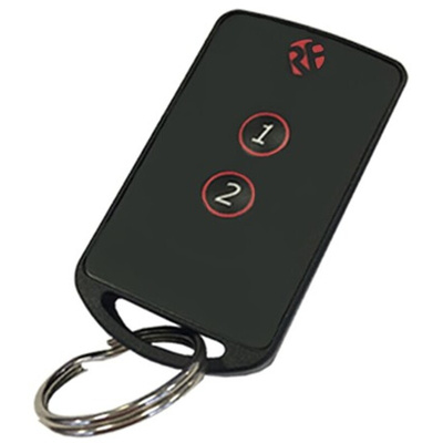RF SolutionsFOBBER-8T2 2 Button Remote Control Fob, 869.5MHz