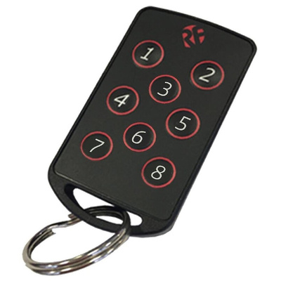 RF SolutionsFOBBER-8T8 8 Button Remote Control Fob, 869.5MHz