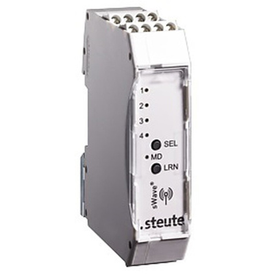 Steute Remote Control Base Station RF Rx SW868 4S 24VDC, Receiver, 868.3MHz