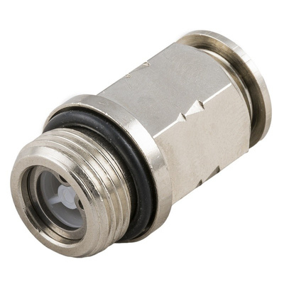 RS PRO 57065 Check Valve, Push In 12 mm Tube Inlet, 2 → 8bar