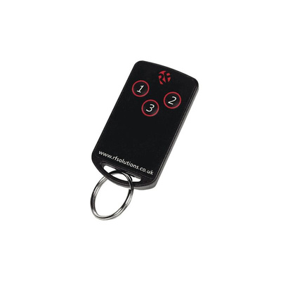 RF SolutionsFOBBER-4T3 3 Button Remote Control Fob, 433.92MHz